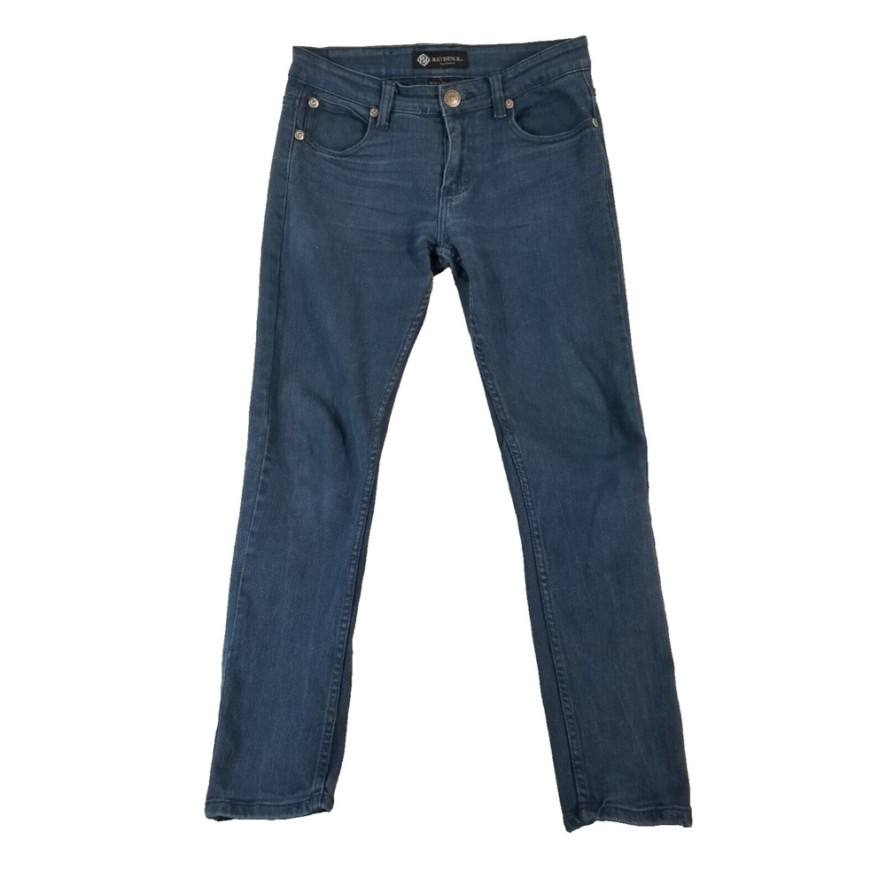 Kayden K California Mens Jeans 30x32 Skinny Straight Blue Stretch Denim